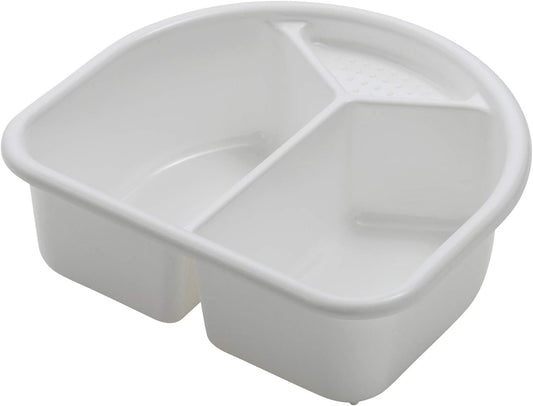 Bassine Bébé - Compartiments Eau Claire et Savonneuse - Polypropylène Durable
