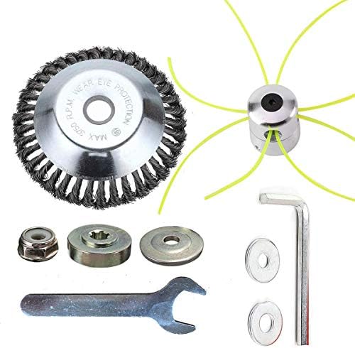 Tête de Débroussailleuse Universelle 8” Électrique, Aluminium et Acier
