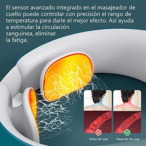Masseur Cervical Intelligent Sans Fil, Vert, 15 x 15 x 4,5 cm