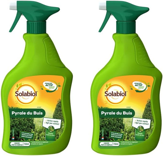 Traitement Pyrale du Buis - Action Rapide - Utilisable en Agriculture Biologique