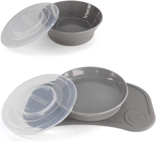 Set Vaisselle Bébé Twistshake - Assiette Ventouse - Sans BPA