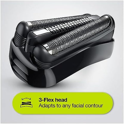 Braun Rasoir Électrique Homme Series 3 Shave&Style 300BT, 3-en-1, Sans Fil, Noir