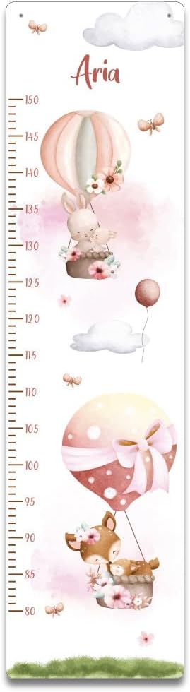 Toise Murale Enfant - Personnalisable Prénom - Décoration Chambre