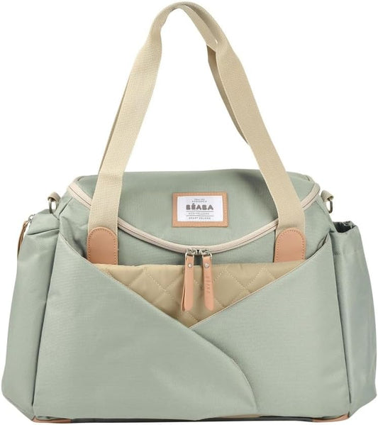Sac à Langer Modulable - Grande Capacité - Vert Sauge