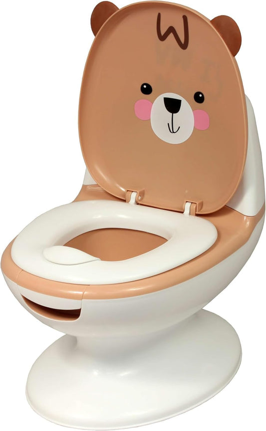 Pot Bébé Toilette - Design Ludique Ourson - Entretien Facile
