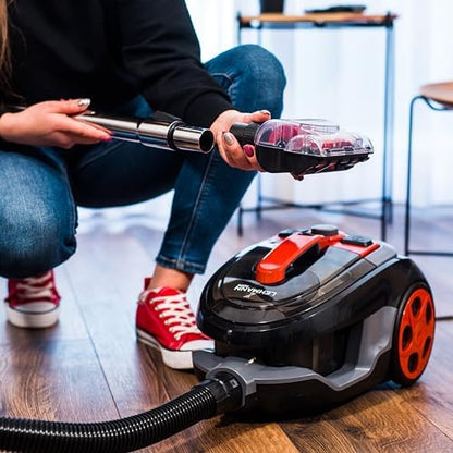 LEHMANN Aspirateur Cyclonique Typhoon 4000W, Sans Sac, Filtre HEPA, Brosse Turbo