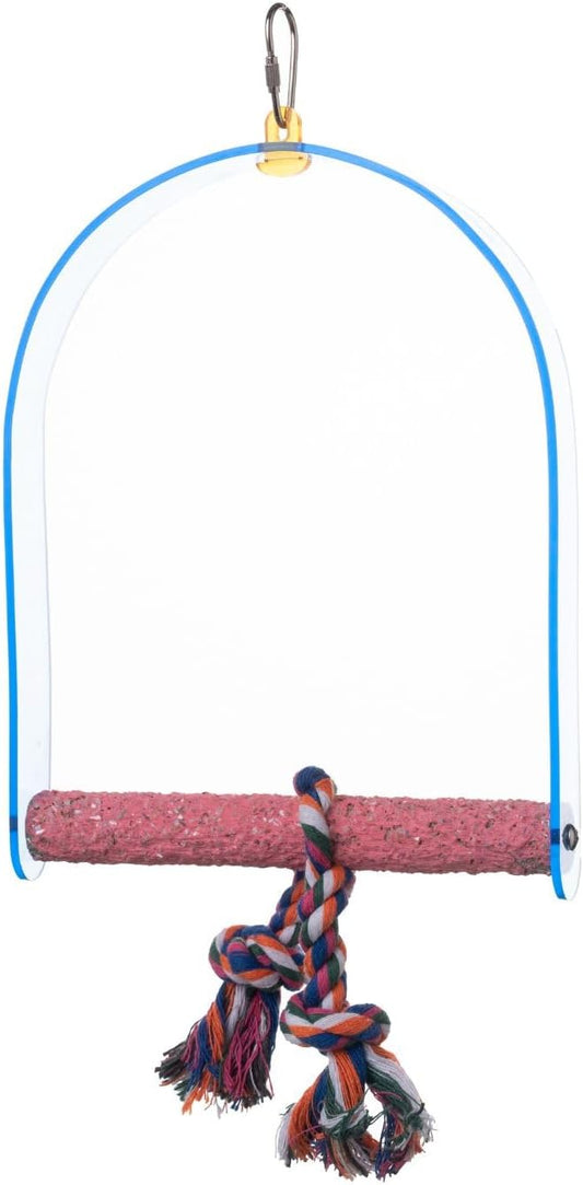 Balançoire pour Perroquets - Acrylique Robuste - Corde en Coton Nouée