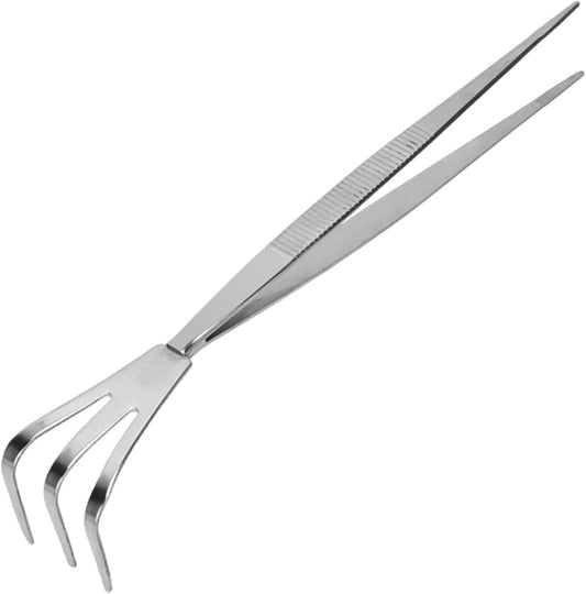 Pince à Épiler pour Bonsaï - Acier Inoxydable - Conception à Double Tête