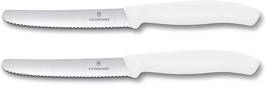 Couteaux à Tomates Victorinox - Lot de 2 - Lame 11 cm Blanc