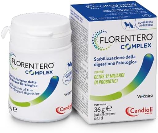 Complément Alimentaire - Probiotiques pour Chiens et Chats - Florentero Complex