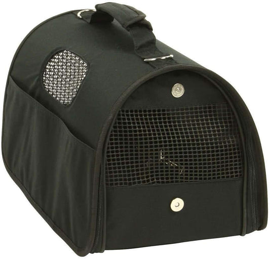 Sac de Transport pour Animaux - Tissu Noir - Taille M/S