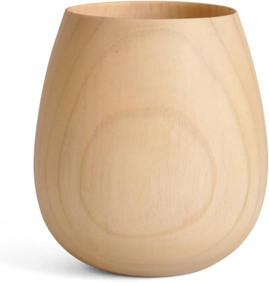 STmea - Lot de 6 Tasses à Saké - Bois de Cyprès Hinoki - Artisanat Japonais