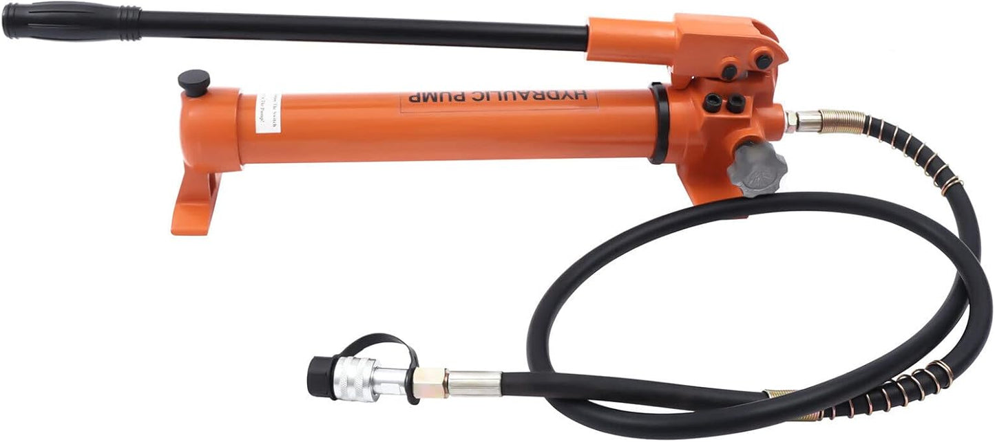 Pompe Hydraulique Manuelle - Design Ergonomique - Tuyau Extra Long