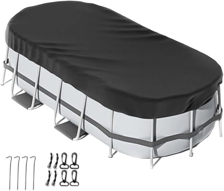 Bâche Piscine Ovale - Protection Intempéries - Étanchéité Améliorée