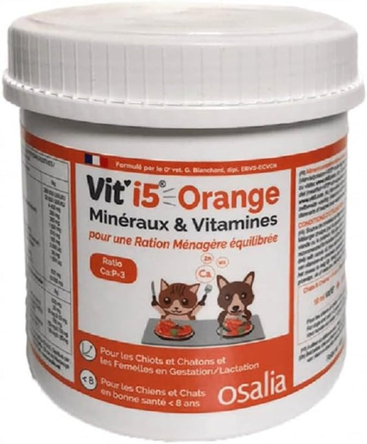 Complément Alimentaire Chiens et Chats - Minéraux et Vitamines - Équilibre Ration Ménagère