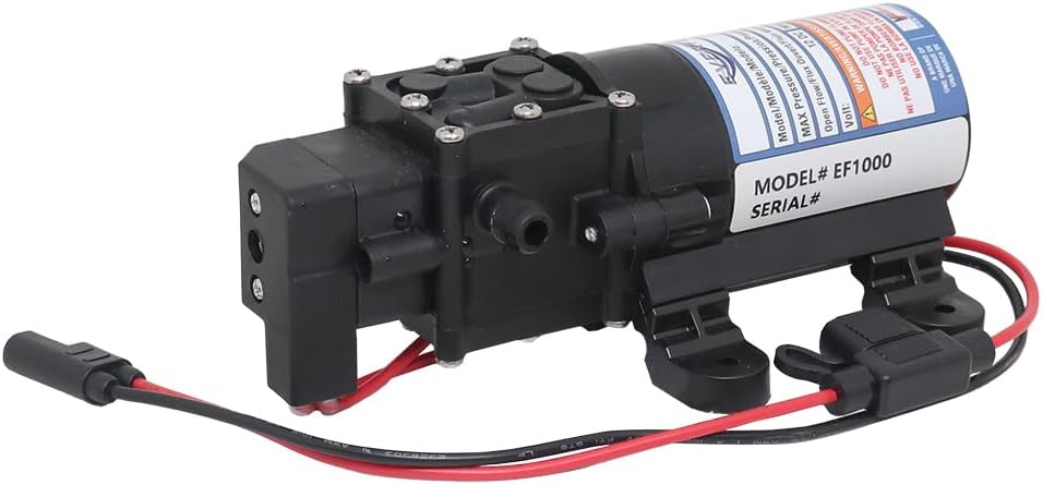 Pompe à Membrane 12V - Auto-amorçage 1,0 GPM - Interrupteur Automatique