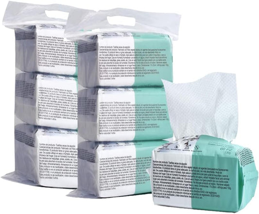 Lingettes Sèches en Coton - Peau Sensible - Multifonction