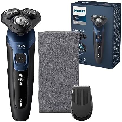 Philips Rasoir Électrique Homme S5465/18, Wet & Dry, Tondeuse de Précision, Pochette de Voyage