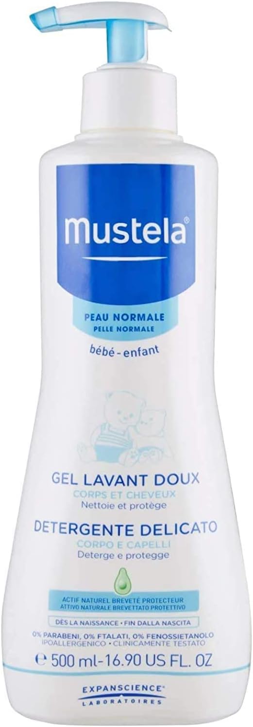 Gel Nettoyant Doux pour Bébé - Lot de 3 - Mustela 3 x 500 ml