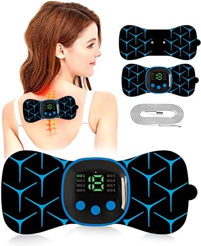 Unité TENS Rechargeable Masseur Cervical, 8 Modes, 19 Fréquences