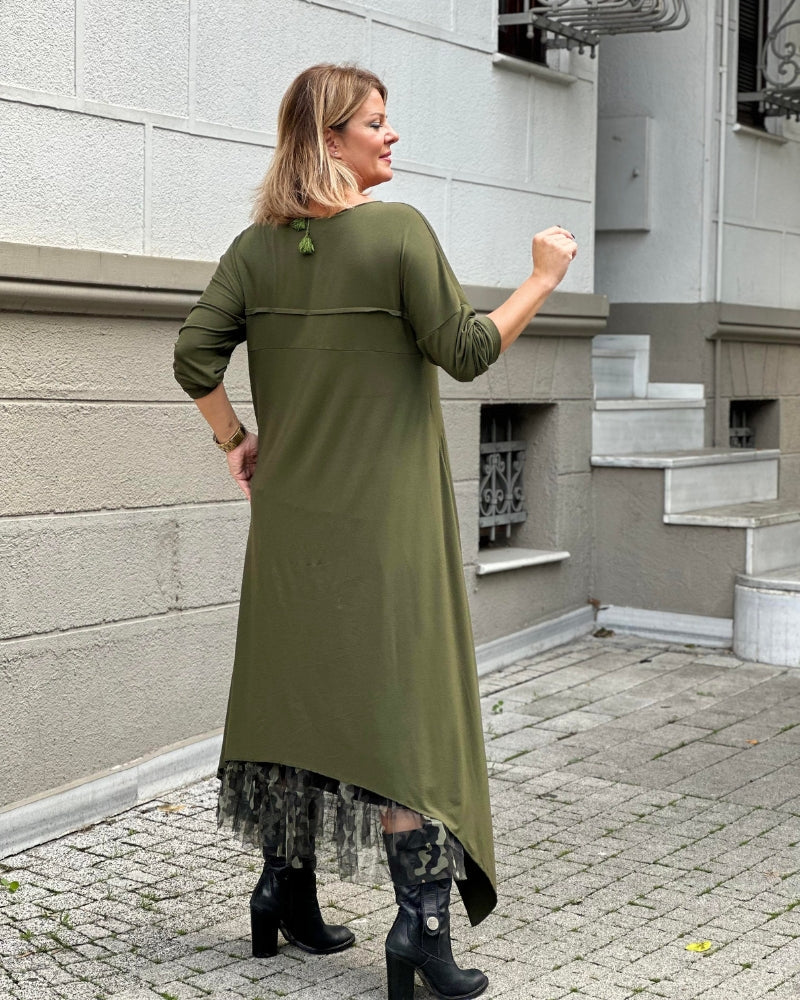 BORENA - ROBE TUNIQUE ÉLÉGANTE