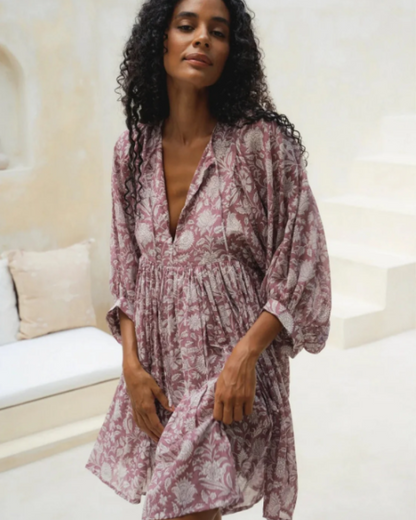LOURI – ROBE BOHÈME FLEURIE