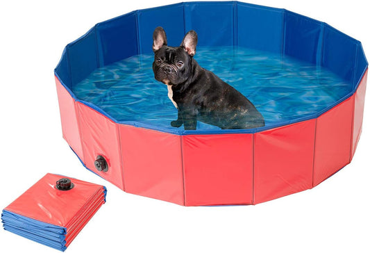 Piscine Pliable pour Chiens - Fond Antidérapant - Ø 120 cm