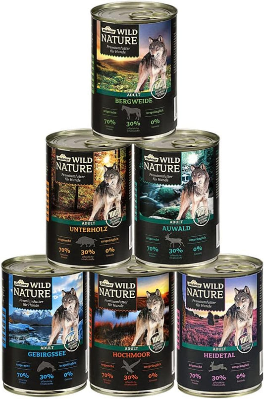 Nourriture Humide pour Chien - Sans Céréales - Lot de 6 Variétés