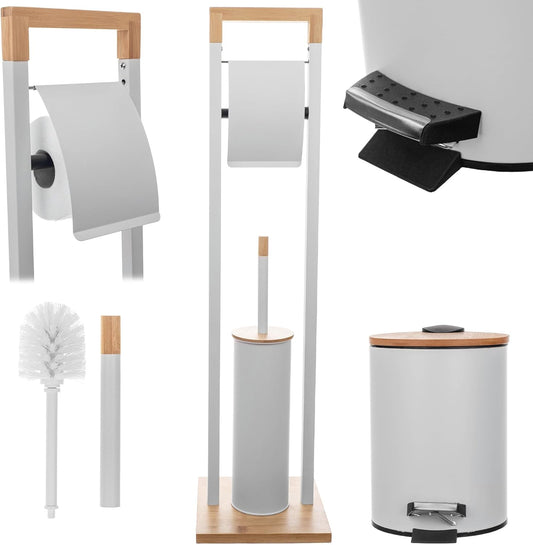 Porte-papier toilette - Design 2 en 1 - Matériaux de haute qualité