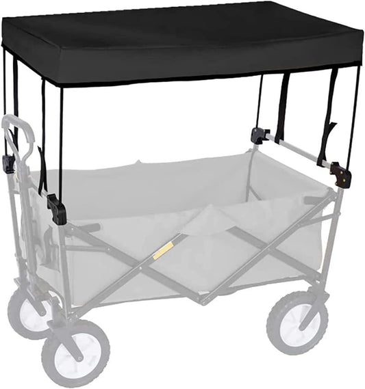 Auvent Pliable de Chariot - Imperméable 600D - Installation Facile