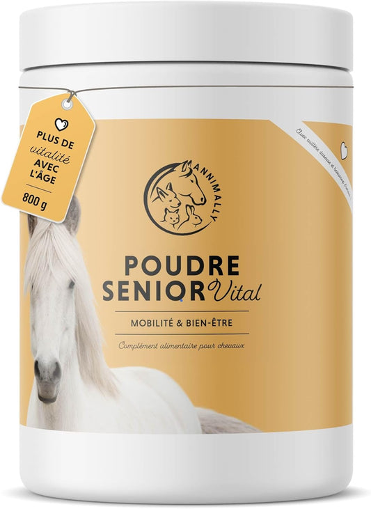 Complément Alimentaire Cheval Senior - Soutien Cœur - Os et Articulations