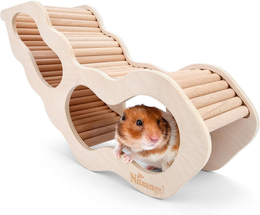 Maison pour Hamster - Échelle d'Escalade - Nid Secret avec Tunnel