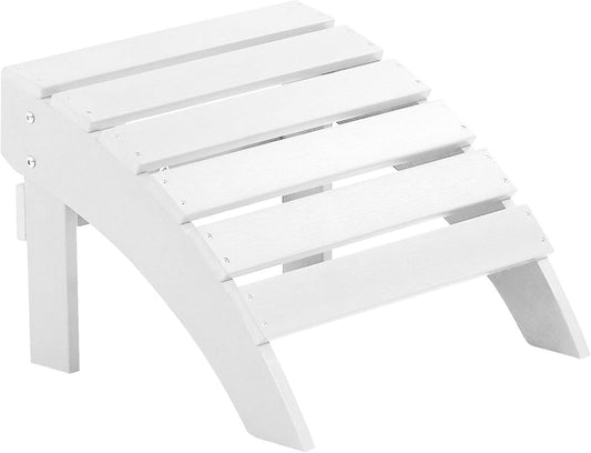 Repose-pied de Jardin - Effet Bois Blanc - Style Rustique