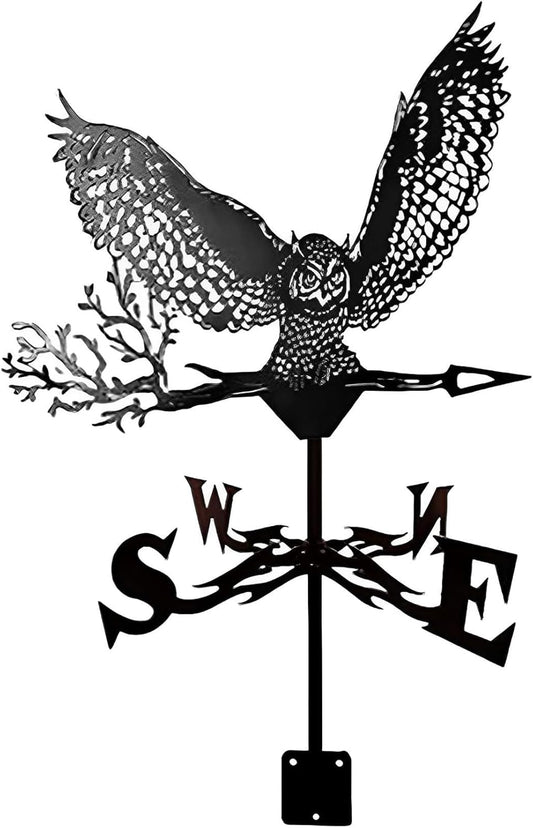 Girouette en Métal - Forme d'Aigle - Décoration de Jardin