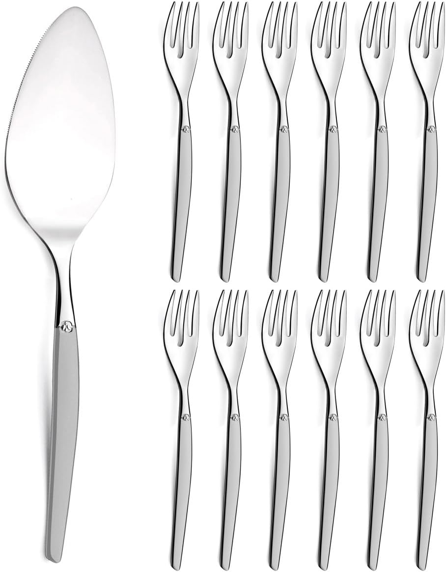 Set de Couteaux à Dessert - Lou Laguiole Jet Satin - 13 Pièces