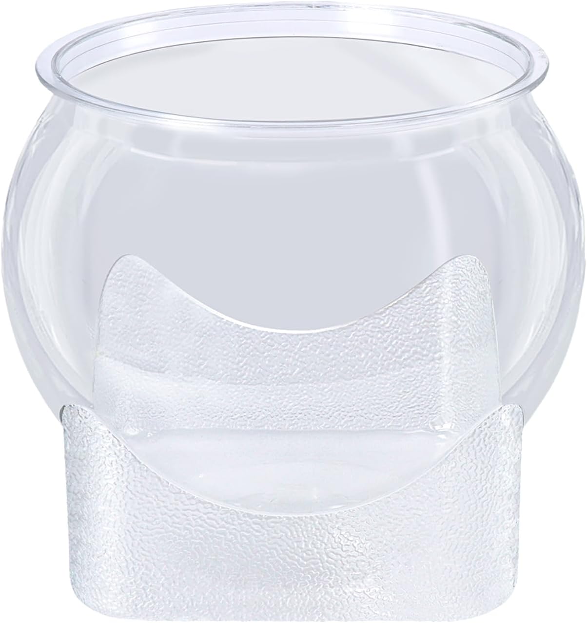 Aquarium Rond en Plastique - Base Élégante - Vue Transparente
