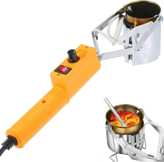 Pot de Fusion Électrique - Température Ajustable - Rotation 360°