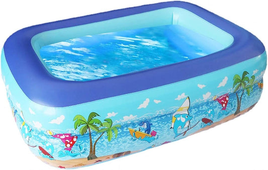 Piscine Gonflable Ronde - Sécurité Enfant - PVC Résistant