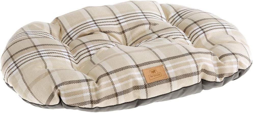 Coussin pour Animaux - Double-Face Écossais - Velours Doux