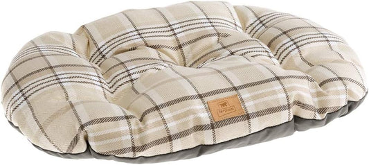 Coussin pour Animaux - Double-Face Écossais - Velours Doux
