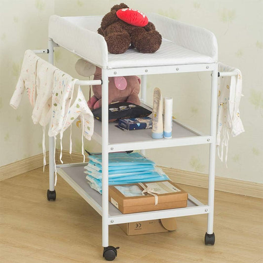 Table à Langer Pliante - Sécurité avec Ceinture - Hauteur Réglable