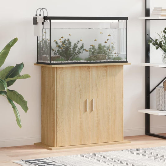 Meuble pour Aquarium - Chêne Sonoma - Bois d'Ingénierie