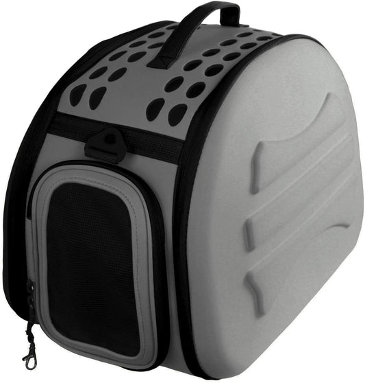 Transporteur pour Animaux - Pliable et Lavable - Gris Foncé