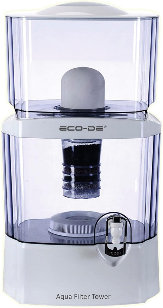 Distributeur d'Eau Filtrée - 8 Systèmes de Filtrage - Capacité 24L