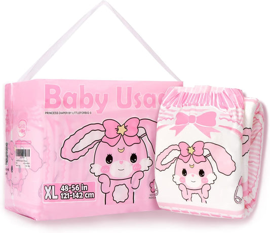 Couche Adulte Imprimée - Baby Usagi - X-Large 121-142 cm
