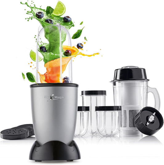 Mini Blender - Puissant 400W - Set 18 Pièces