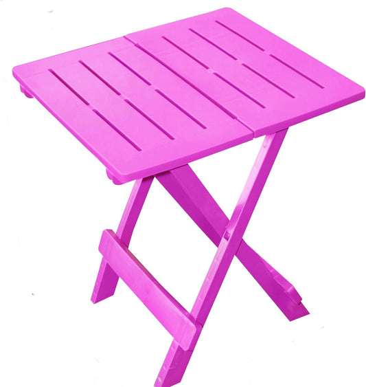 Table Basse Pliante - Portable - Couleur Rose