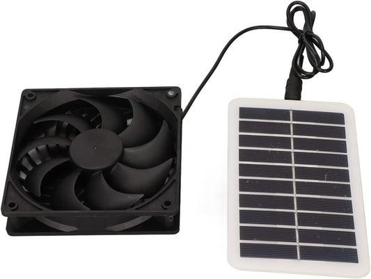 Ventilateur Solaire Portable - Élimination des Odeurs - Économie d'Énergie