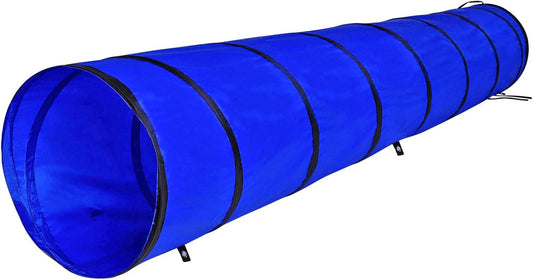 Tunnel d'Agilité pour Chiens - Pliable et Résistant - Avec Sac de Transport