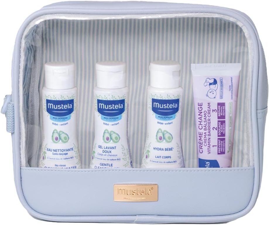 Coffret Cadeau Bébé - Crème à Langer 50ml - Eau Nettoyante 100ml